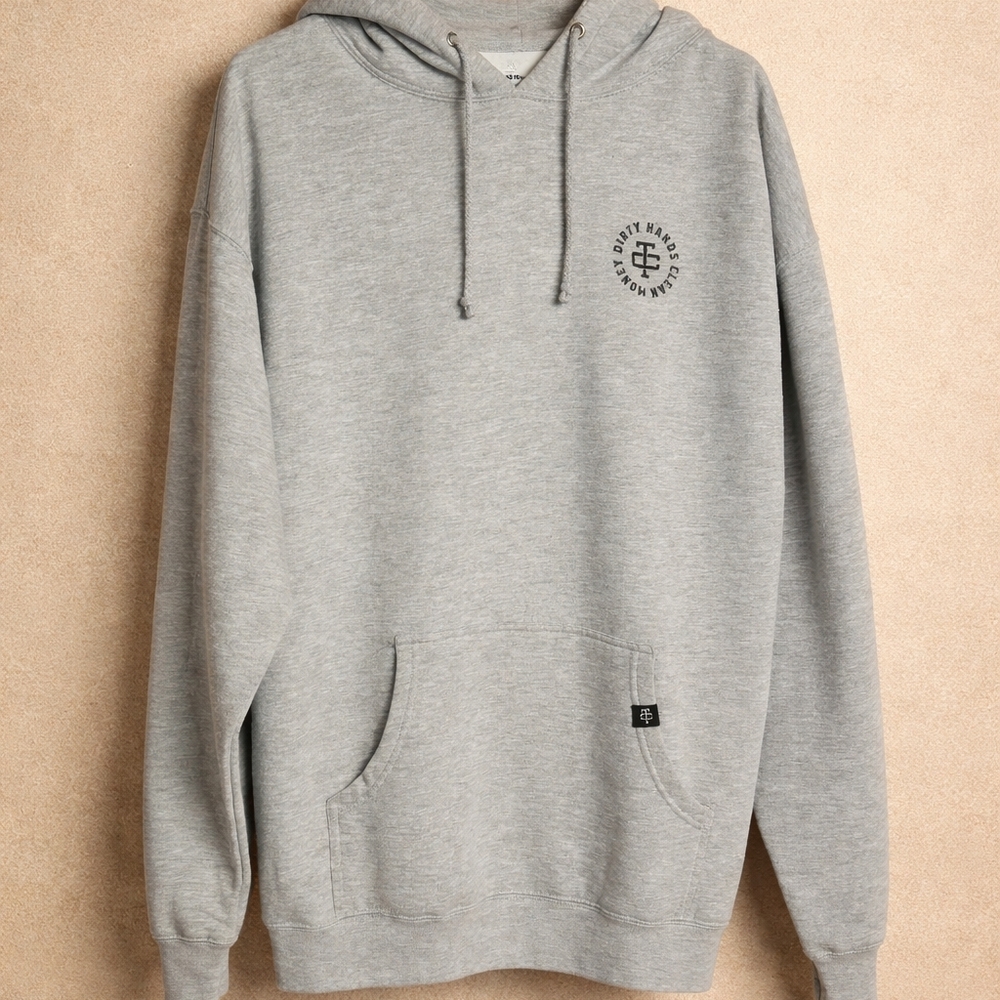 Classic Gray Hoodie with Logo